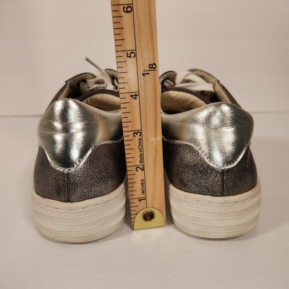 BOUTIQUE by CORKYS Star Gaze 51-0133 Sneaker Womens 10 Gunmetal Gray Star Emblem - Picture 5 of 10